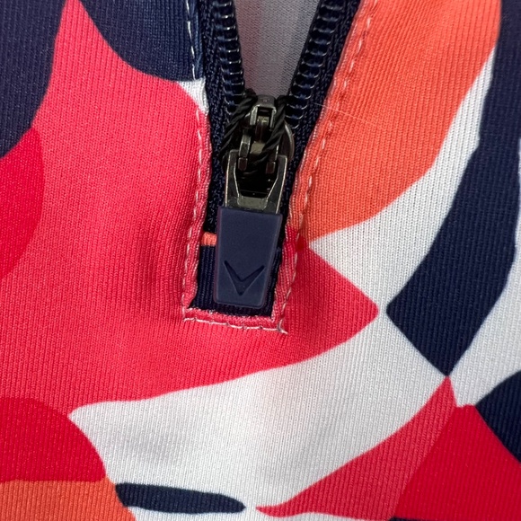 ⛳️NWT🤩 |•CALLAWAY•| Colorful Zip Golf Pullover Size Medium - Picture 4 of 11